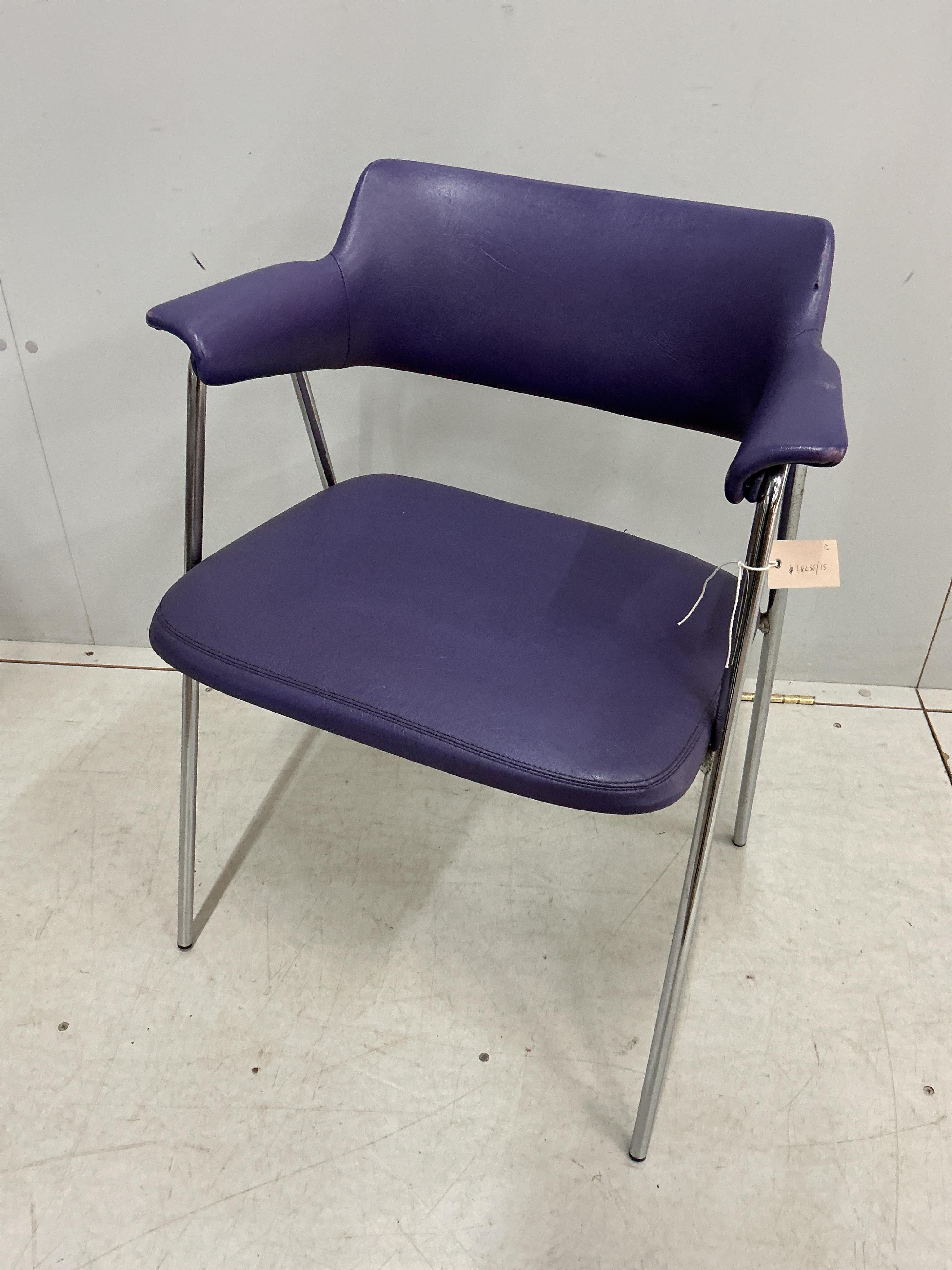 A pair of Ben chairs, width 57cm, depth 38cm, height 74cm